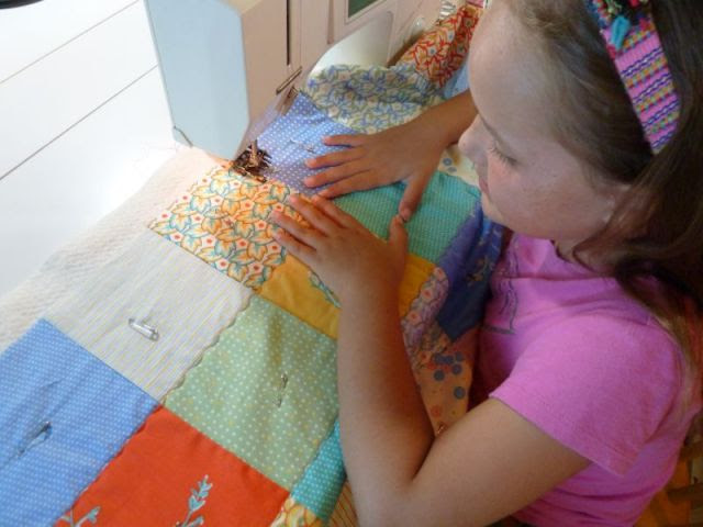 Machine Quilting Wavy Stitches