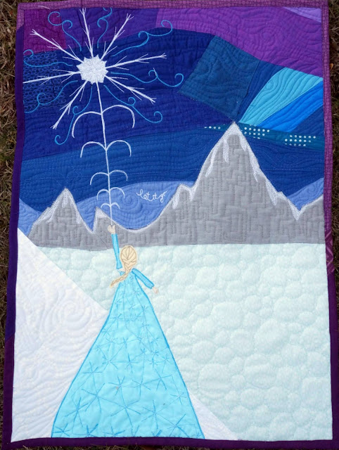http://www.quiltyhabit.com/2015/12/let-it-go-frozen-mini-quilt.html